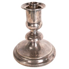 1970s Silver-Plated Christrofle Metal Candleholder
