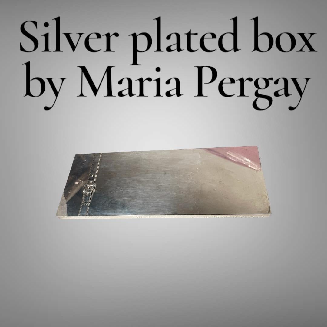 Scatola decorativa in argento di Maria Pergay del 1970 in vendita 2