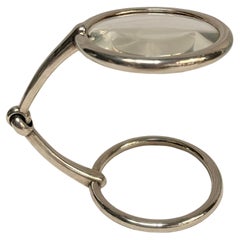 1970's silver plated magnificent lens by Hermès