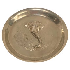 1970's Silver plated small vide poche by Hermès