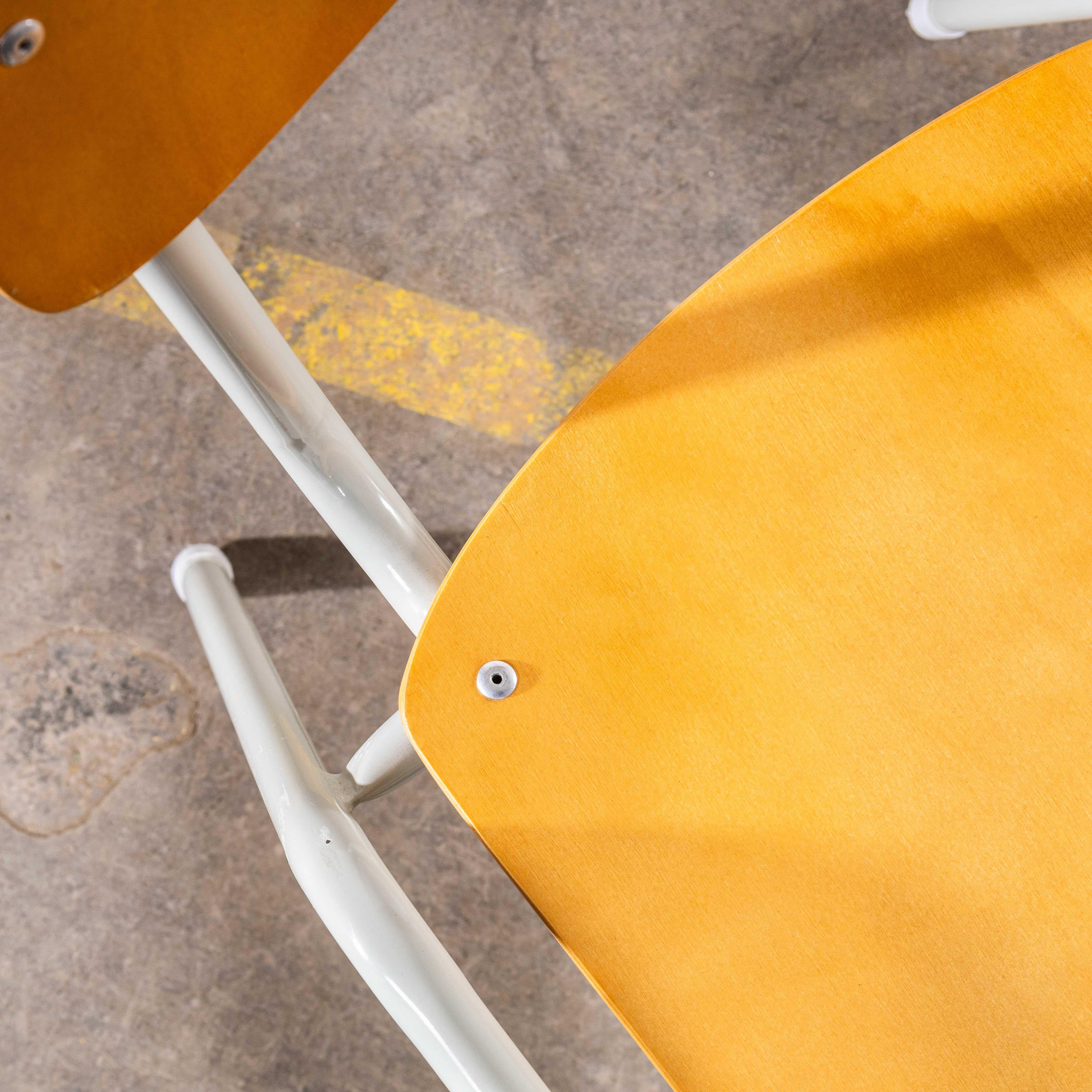 1970's Simple Stacking University Dining Chairs - Large Quantity Available en vente 2