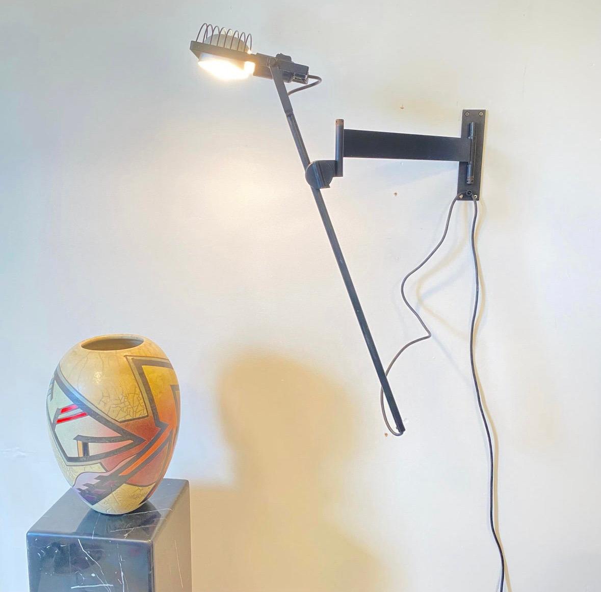 Steel 1970s Sintesi Wall Lamp by Gismondi for Artemide For Sale
