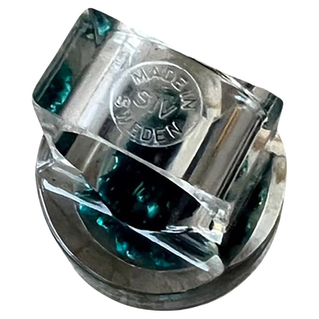 Schwedischer Space Age Modernistischer Acrylring mit Blumen, Siv Langstrom, 1970er Jahre im Zustand „Gut“ in Palm Springs, CA