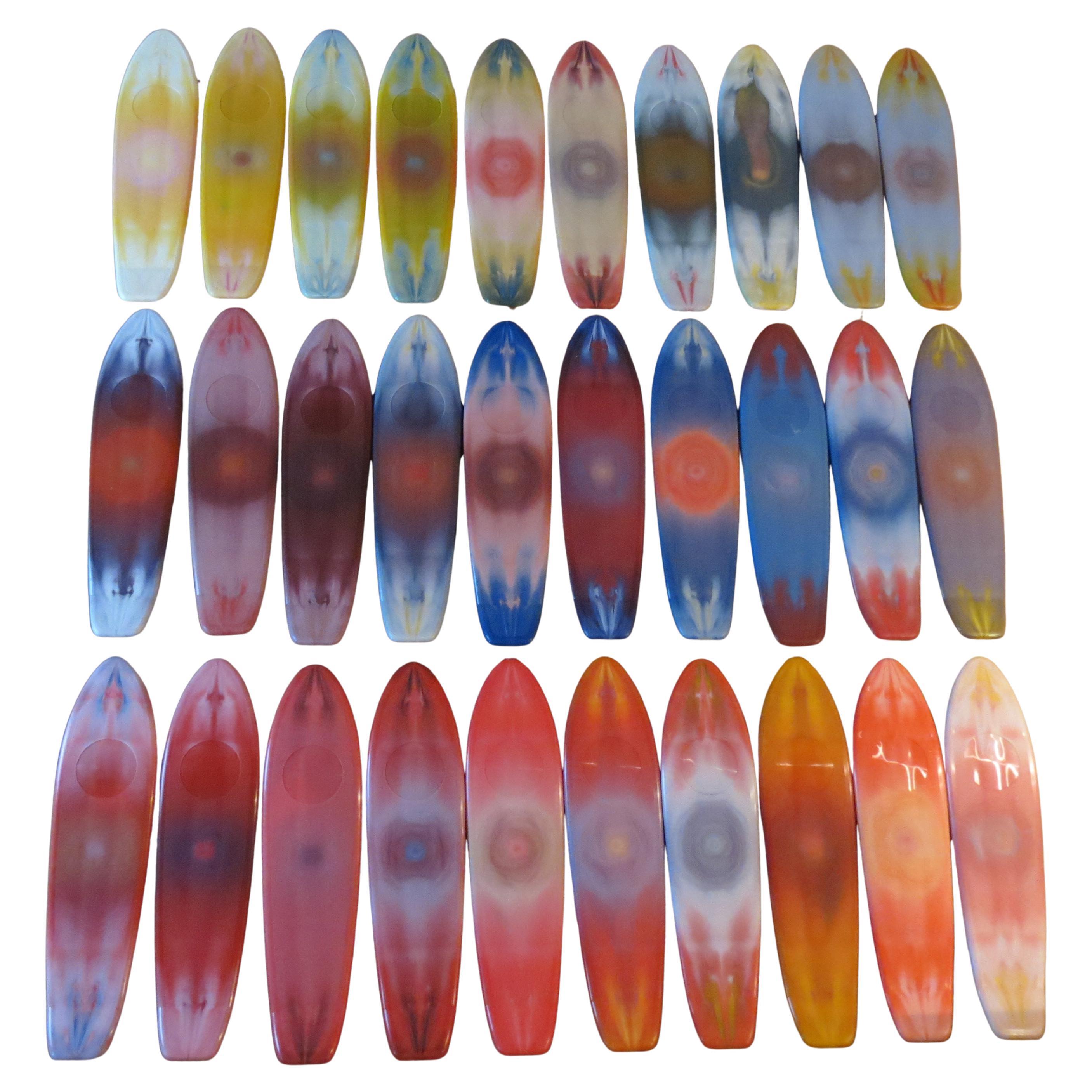 Skateboard da parete anni 
70 30 Skateboard Alamo Santa Fe California non usati in vendita