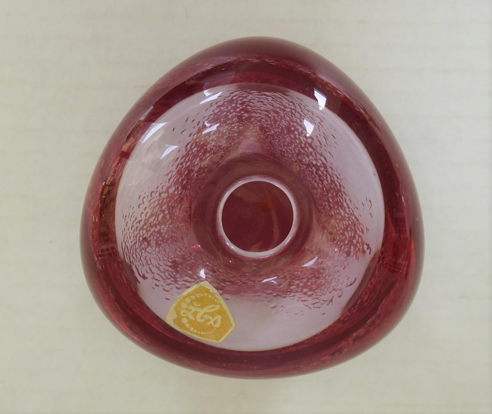Vaso di vetro brutale moderno boemo SKLO di Miloslav Klinger, Cecoslovacchia, anni '70 In condizioni buone in vendita a Miami, FL