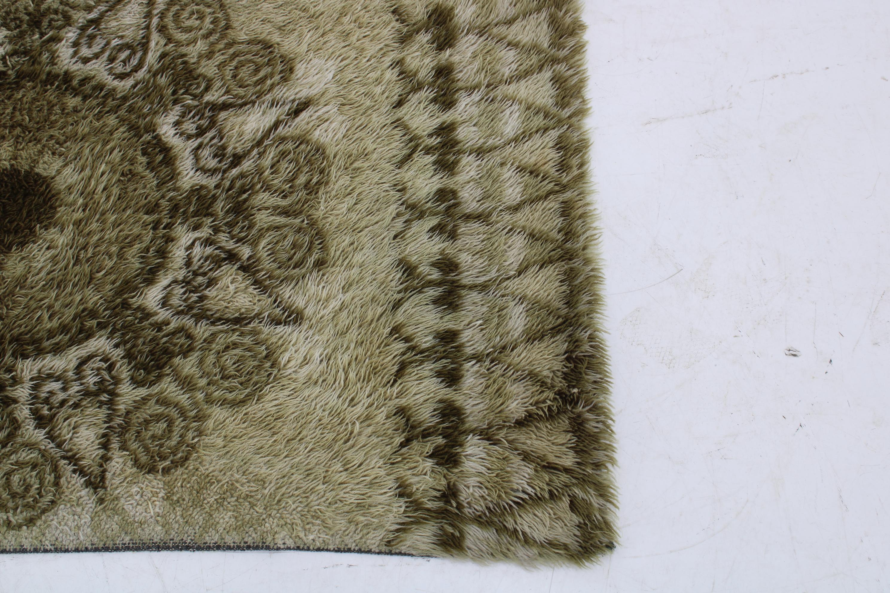 20th Century 1970s Small Danish Wool Rug For Sale