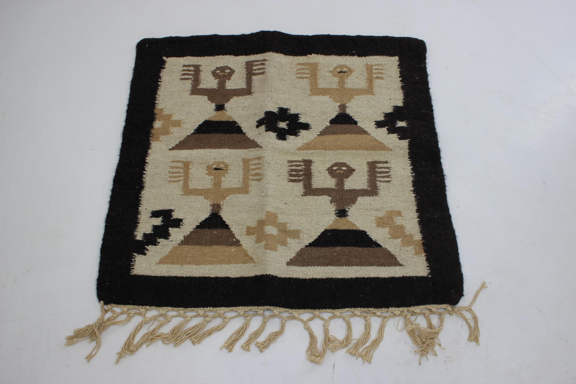 1970s Small Danish Wool Rug For Sale 1