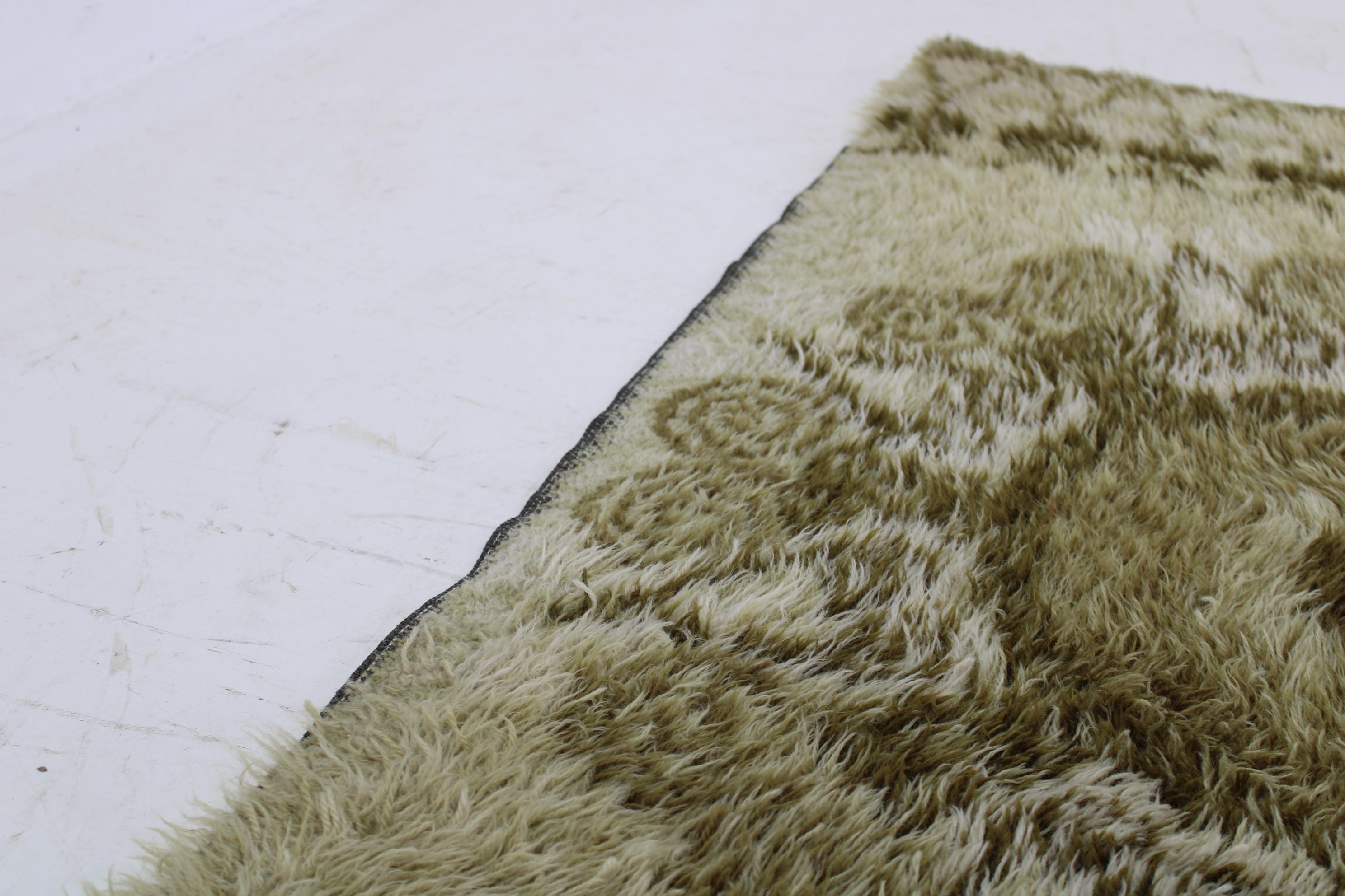 1970s Small Danish Wool Rug For Sale 1