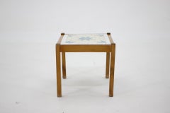 1970s Small Tile Side Table, Czechoslovakia