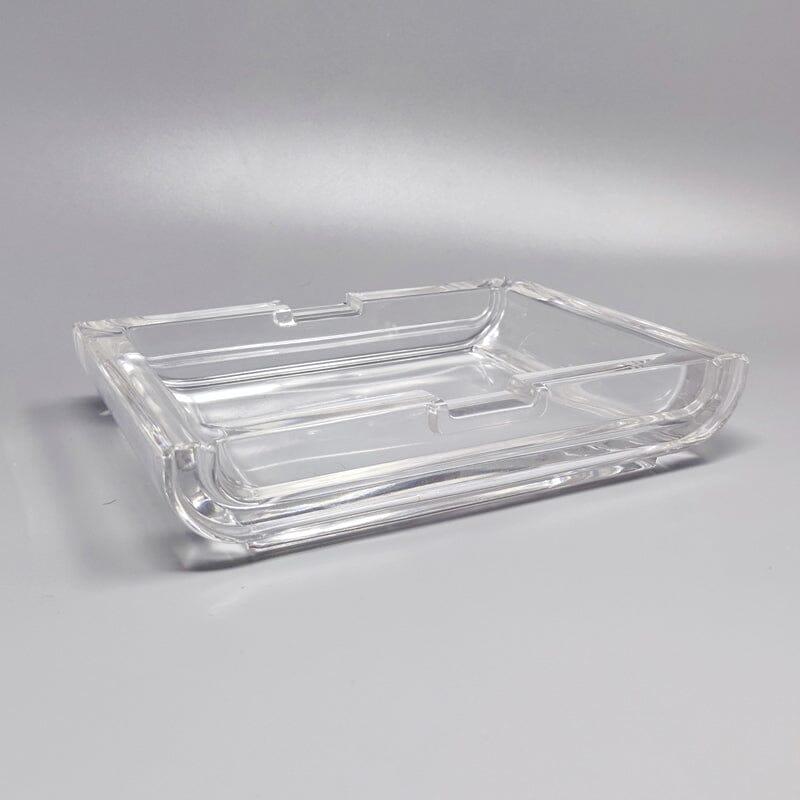 1970s Smoking Set in Crystal by Laura Griziotti for Arnolfo di Cambio 1