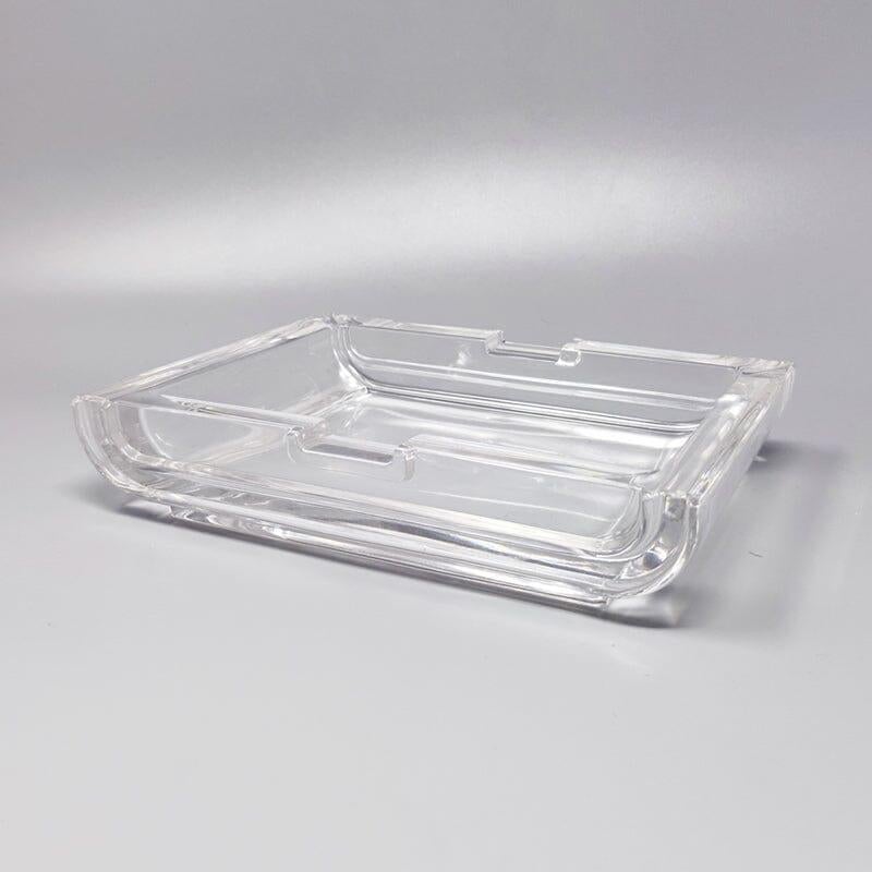 1970s Smoking Set in Crystal by Laura Griziotti for Arnolfo di Cambio 3