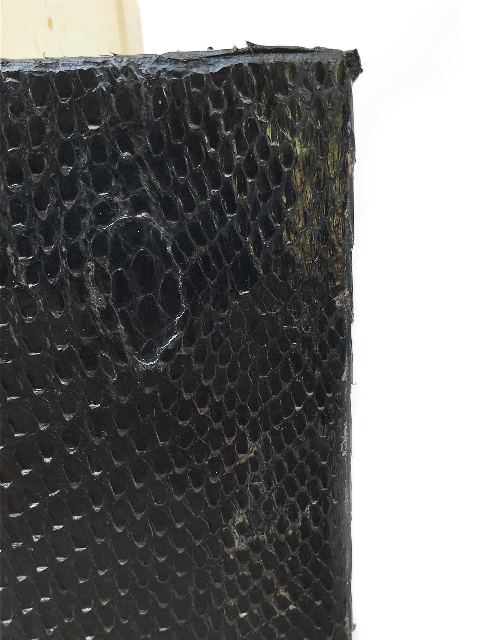 Pair of 1970s Snakeskin Table Lamps in the Style of Karl Springer 6