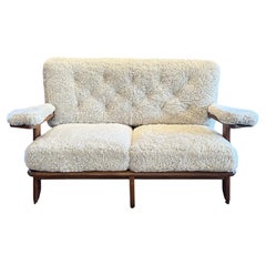 1970's Sofa by Guillerme et Chambron