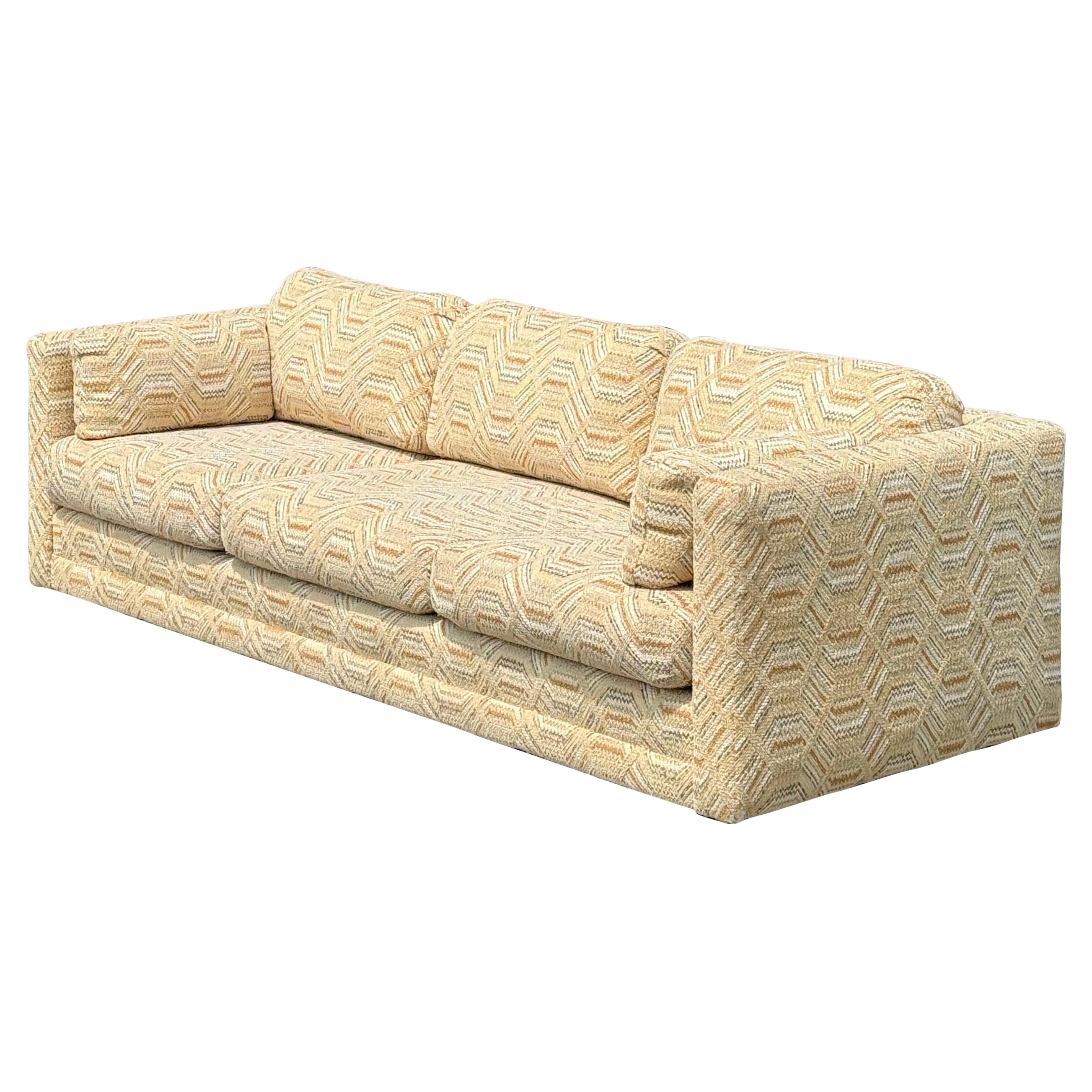 1970s Sofa in the Manner of Milo Baughman