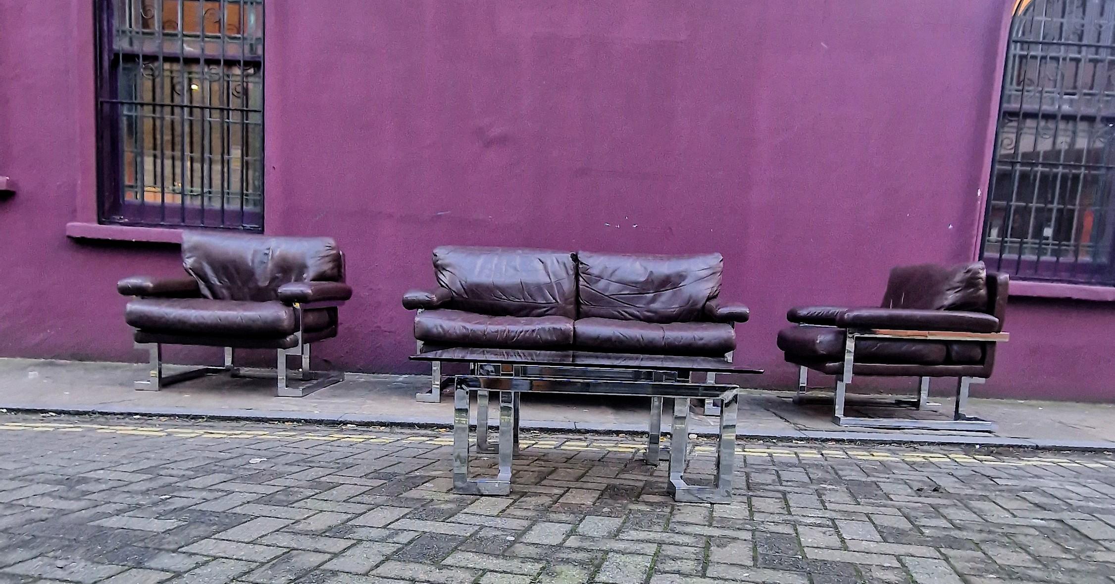 Britannique Deux fauteuils de canapé des années 1970 par Tim Bates en vente