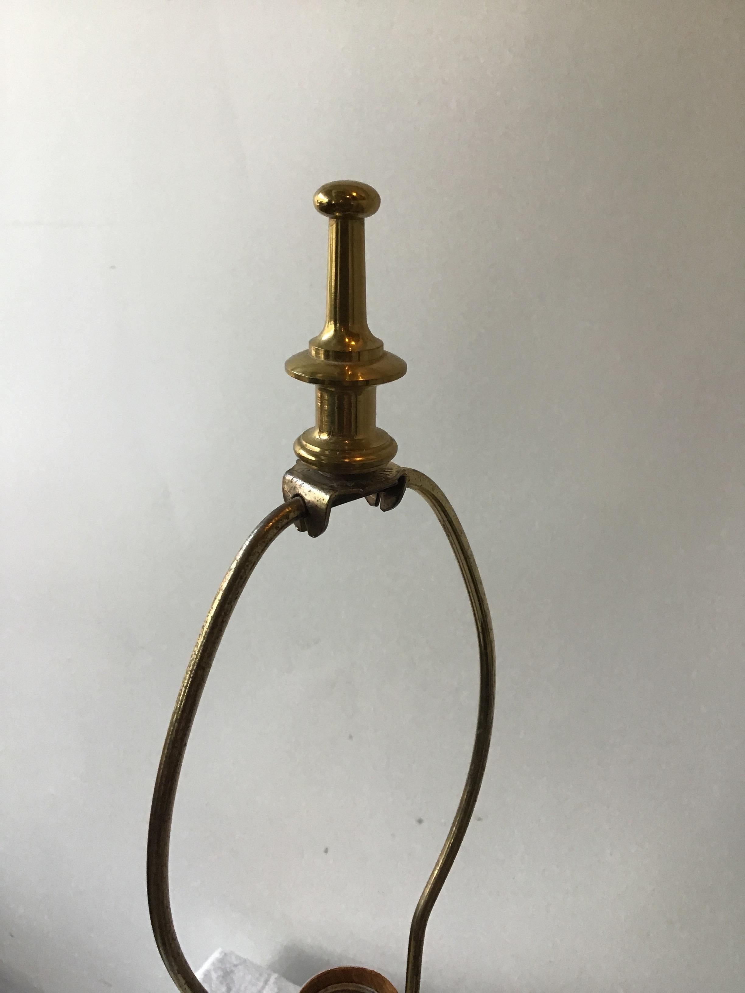 1970s Solid Brass Sculptural Table Lamps For Sale 3