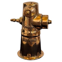 1970's Solid Fire Hydrant Sculpture by Jones Desk Top Salesman Sample