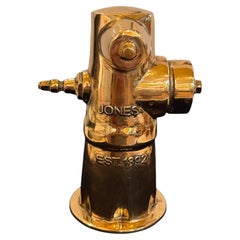 1970's Solid Fire Hydrant Sculpture by Jones Desk Top Salesman Sample