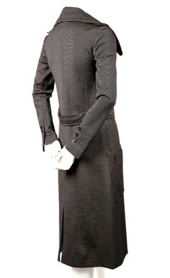 1970's SONIA RYKIEL black fitted trench