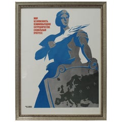 Retro 1970s Soviet Union Poster