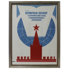 Retro 1970s Soviet Union Poster