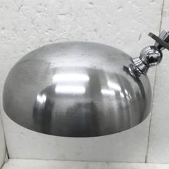 1970s Space Age Aluminium Table Lamp Attributed to Arredoluce