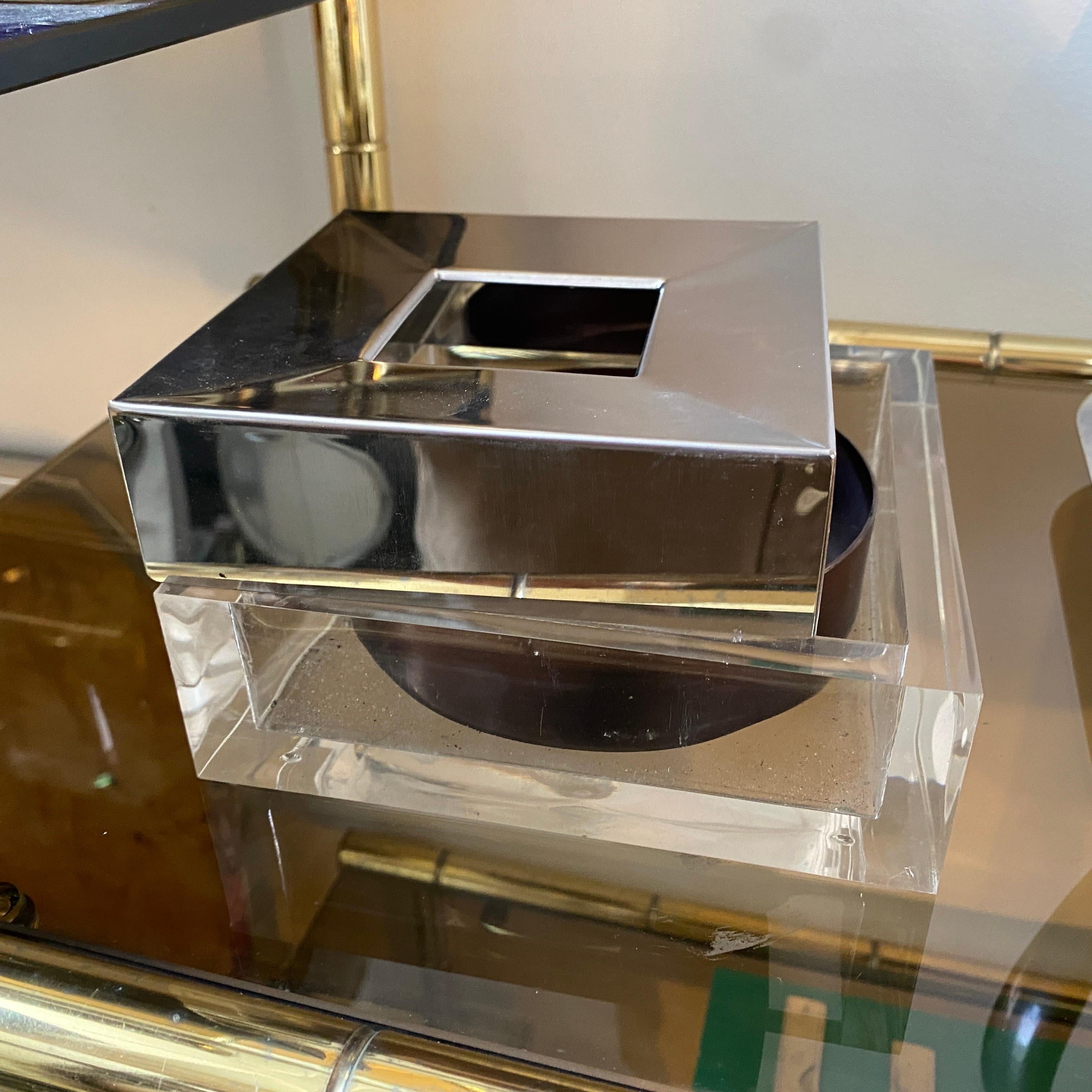 1970s, Space Age Ashtray by Fabio Manlio Ciocca for Guzzini In Good Condition In Aci Castello, IT