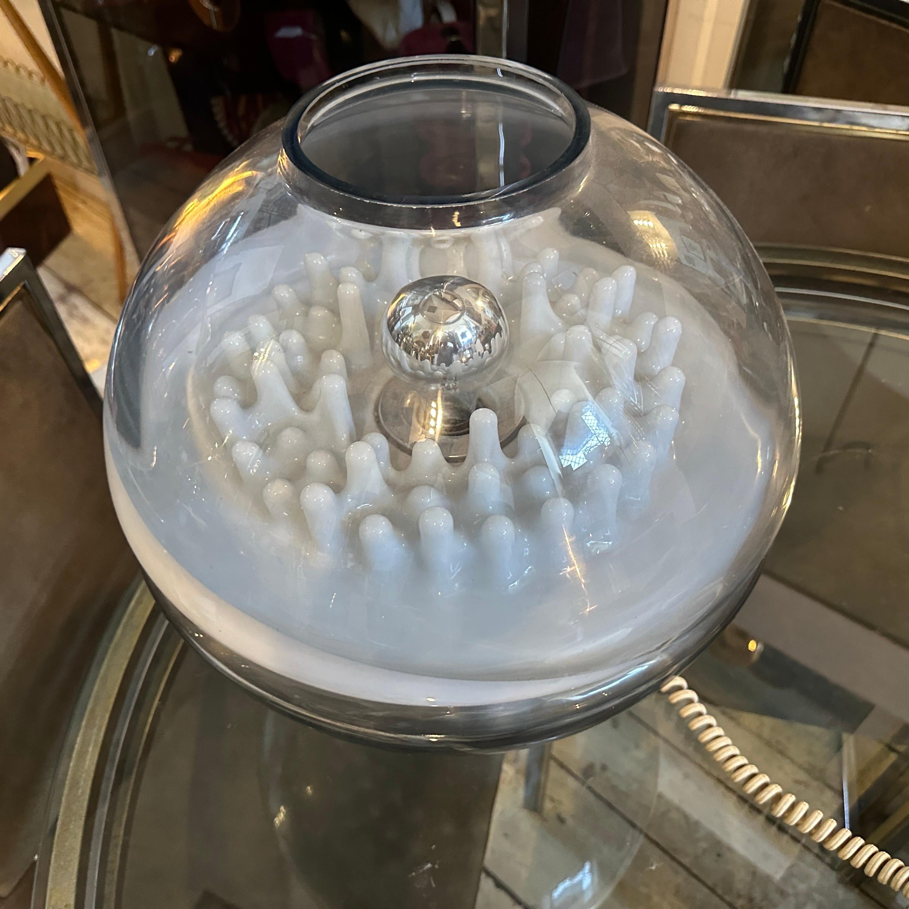 1970s Space Age Carlo Nason for Leucos Table Lamp Stalagmiti Series For Sale 3