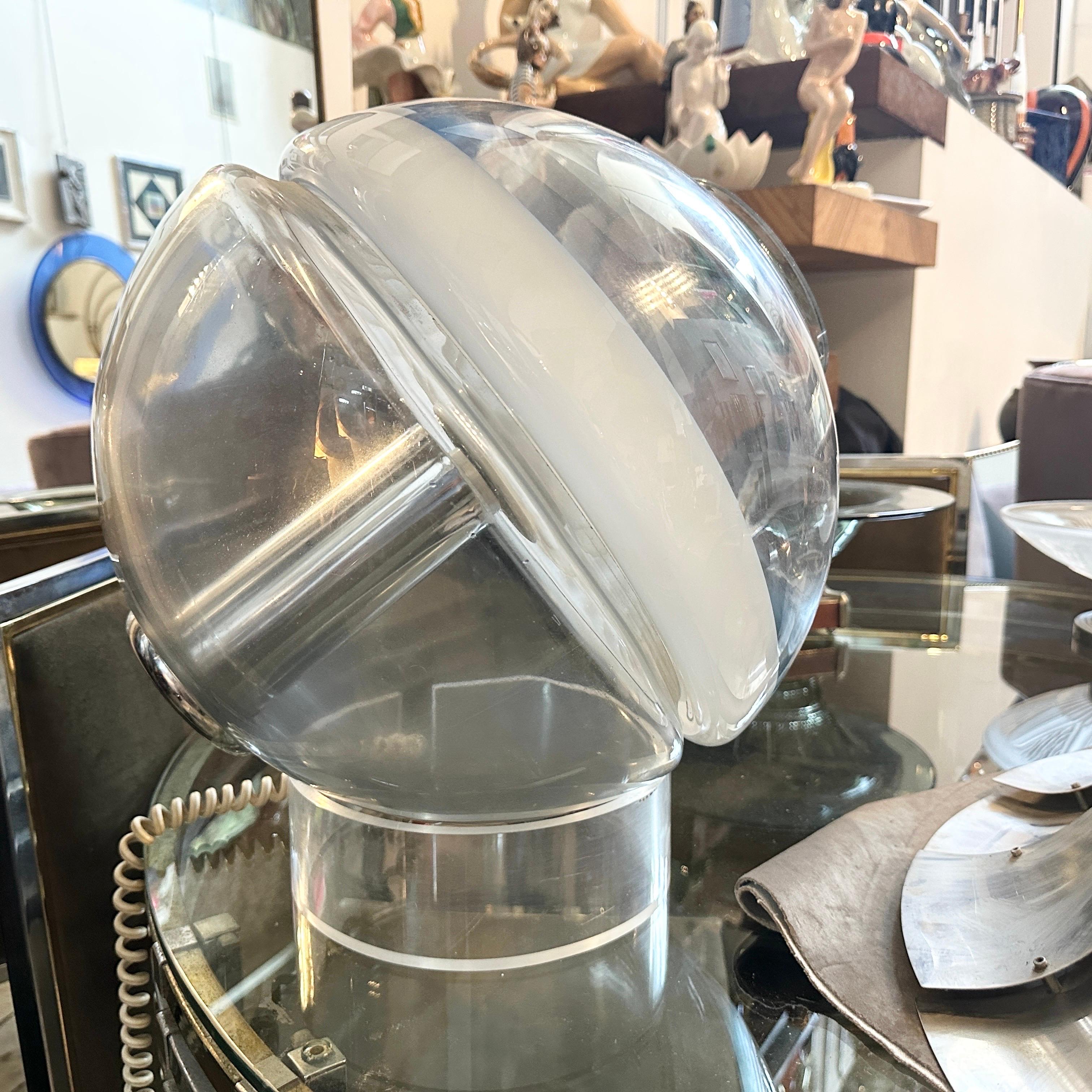 Murano Glass 1970s Space Age Carlo Nason for Leucos Table Lamp Stalagmiti Series For Sale