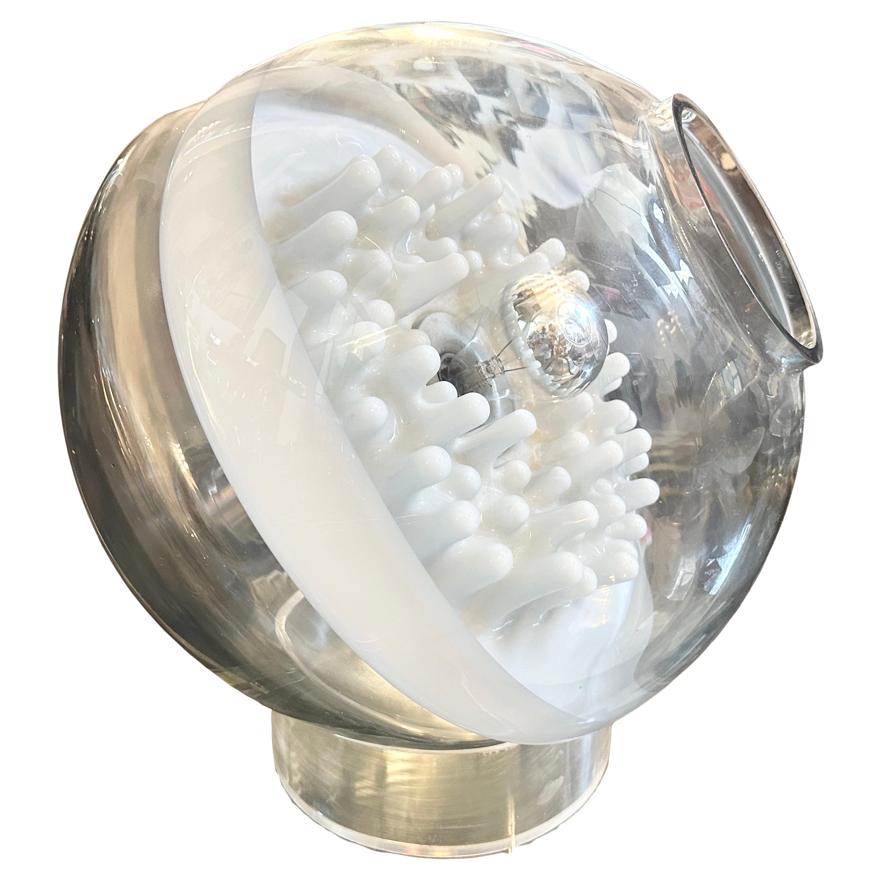 1970s Space Age Carlo Nason for Leucos Table Lamp Stalagmiti Series For Sale