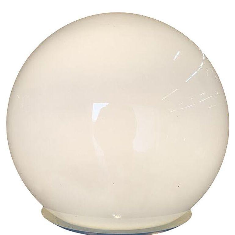 1970s Space Age Chrome Ball Table Lamp W/ Fours Lights, Attributed to Torino For Sale 1