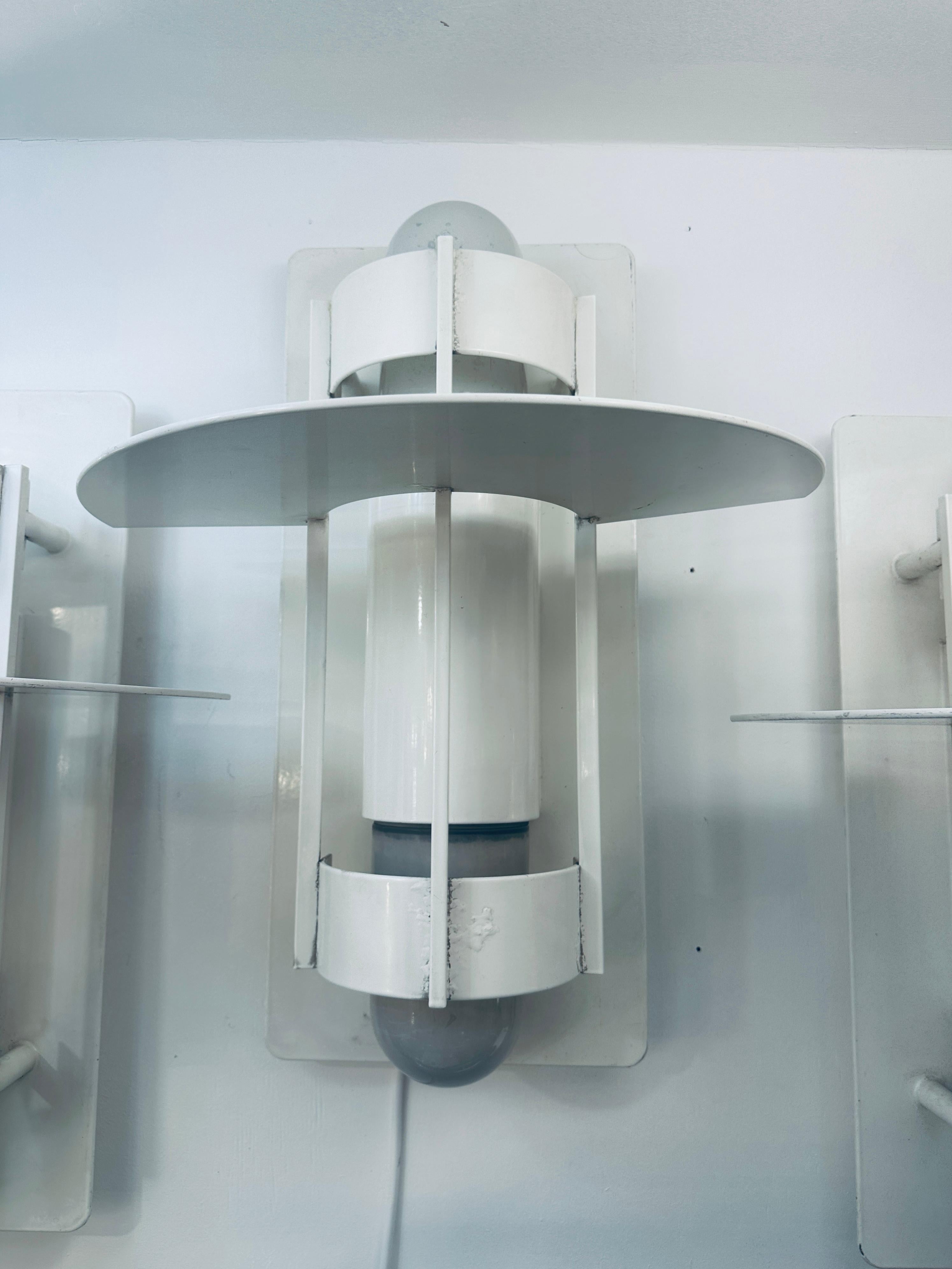 Lampada da parete per esterni A Space AGE danese Louis Poulsen degli anni '70 di Joachim Lepper in vendita 5