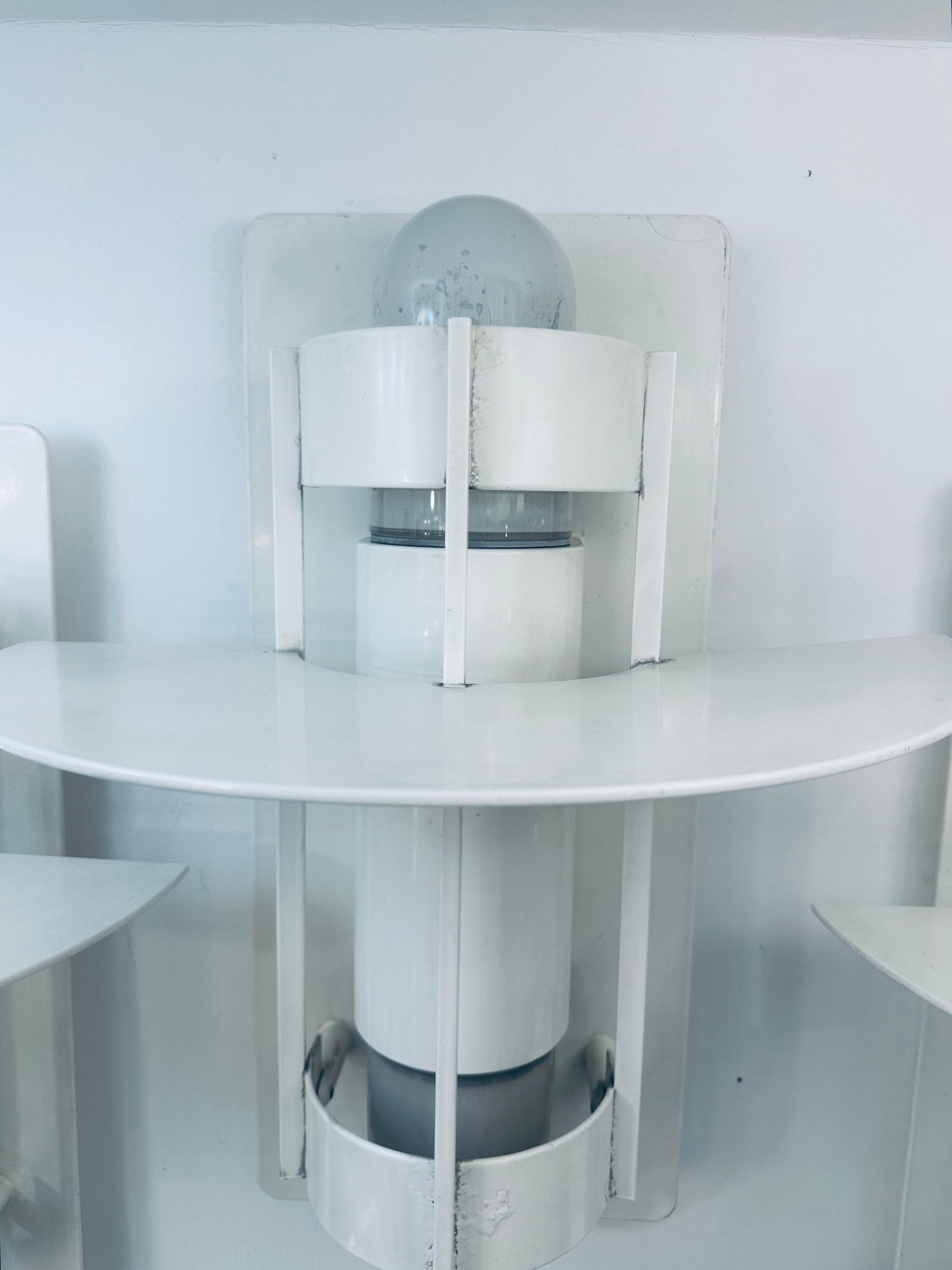 Lampada da parete per esterni A Space AGE danese Louis Poulsen degli anni '70 di Joachim Lepper in vendita 9