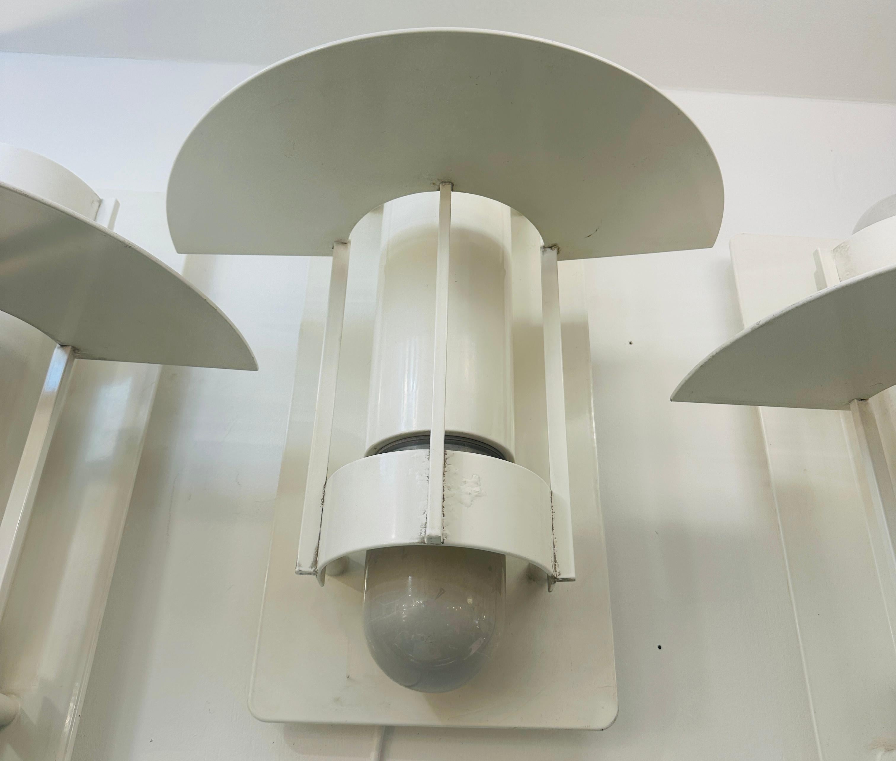 Lampada da parete per esterni A Space AGE danese Louis Poulsen degli anni '70 di Joachim Lepper in vendita 10