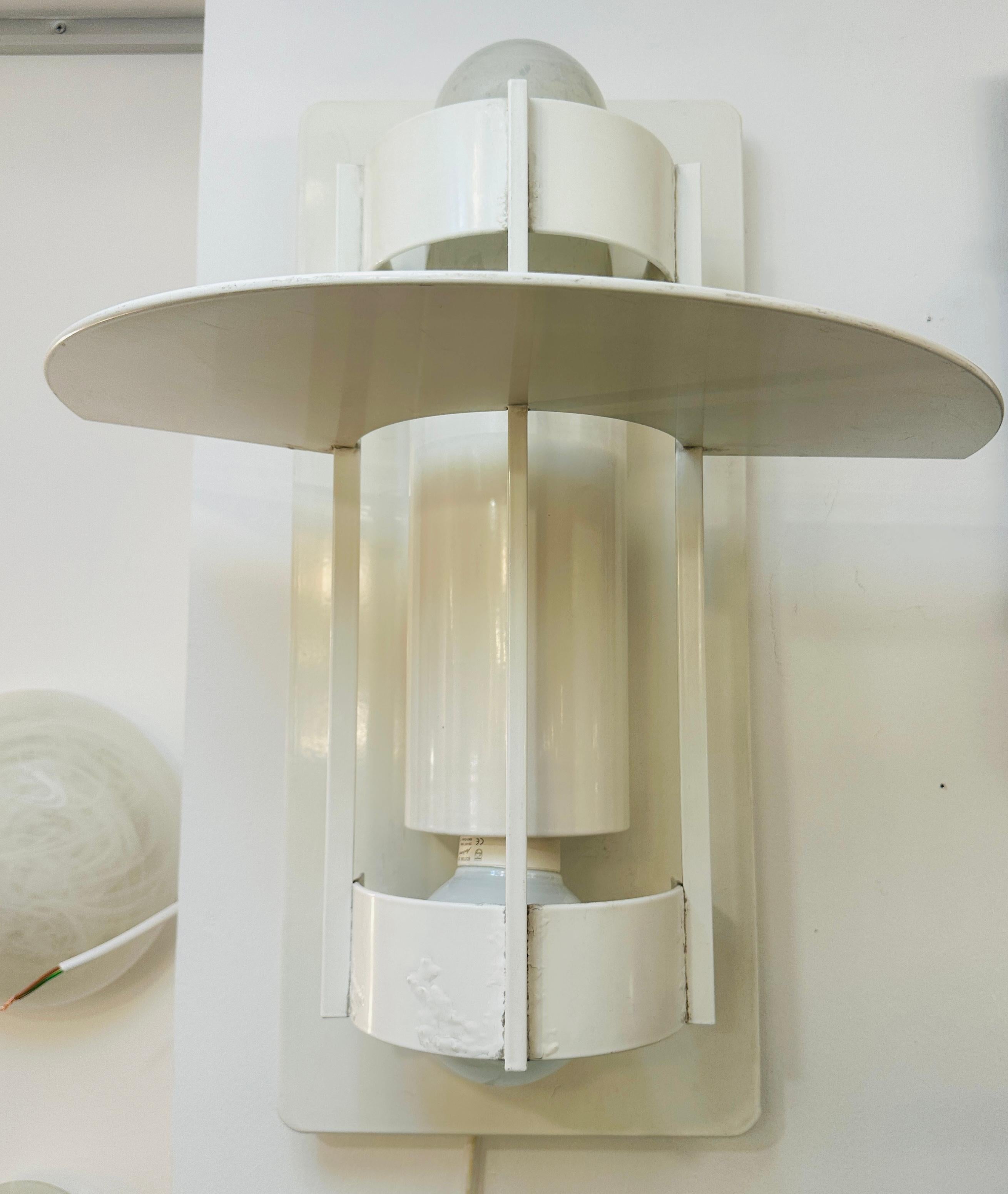 Metallo Lampada da parete per esterni A Space AGE danese Louis Poulsen degli anni '70 di Joachim Lepper in vendita