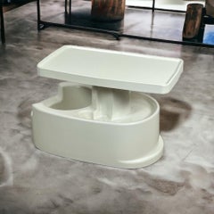 Carrello da bar di design A Space AGE degli anni '70 - Forma "astronave" Made in Italy