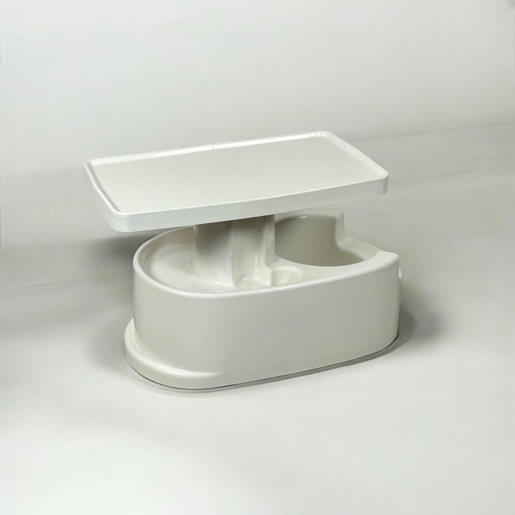 Late 20th Century 1970s Space Age Design Bar Cart - 'Spaceship' Shape Made in Italy