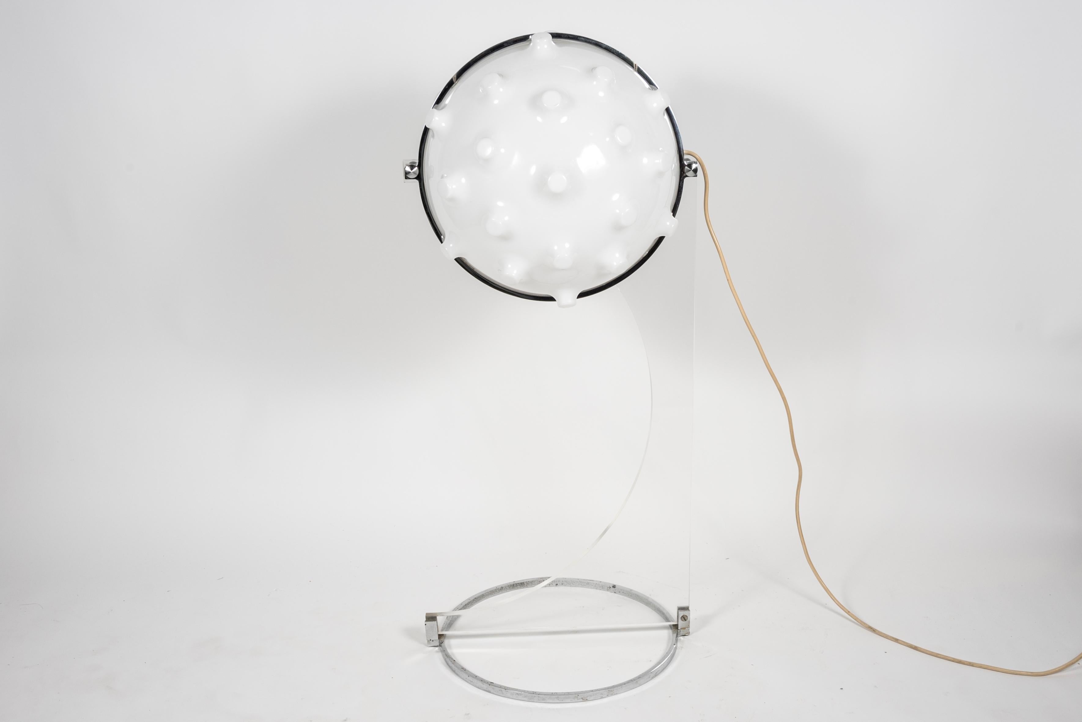 Lucite 1970s Space Age Floor Lamp For Sale