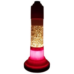 Vintage 1970s Space Age Glitter Lamp