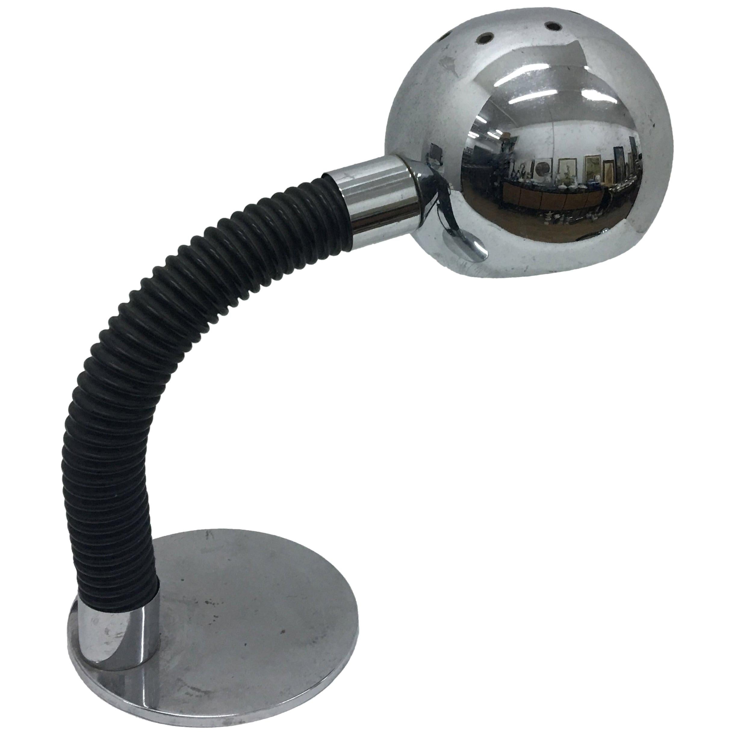 Lampada da scrivania italiana A Space AGE degli anni '70 di Targetti Sankey