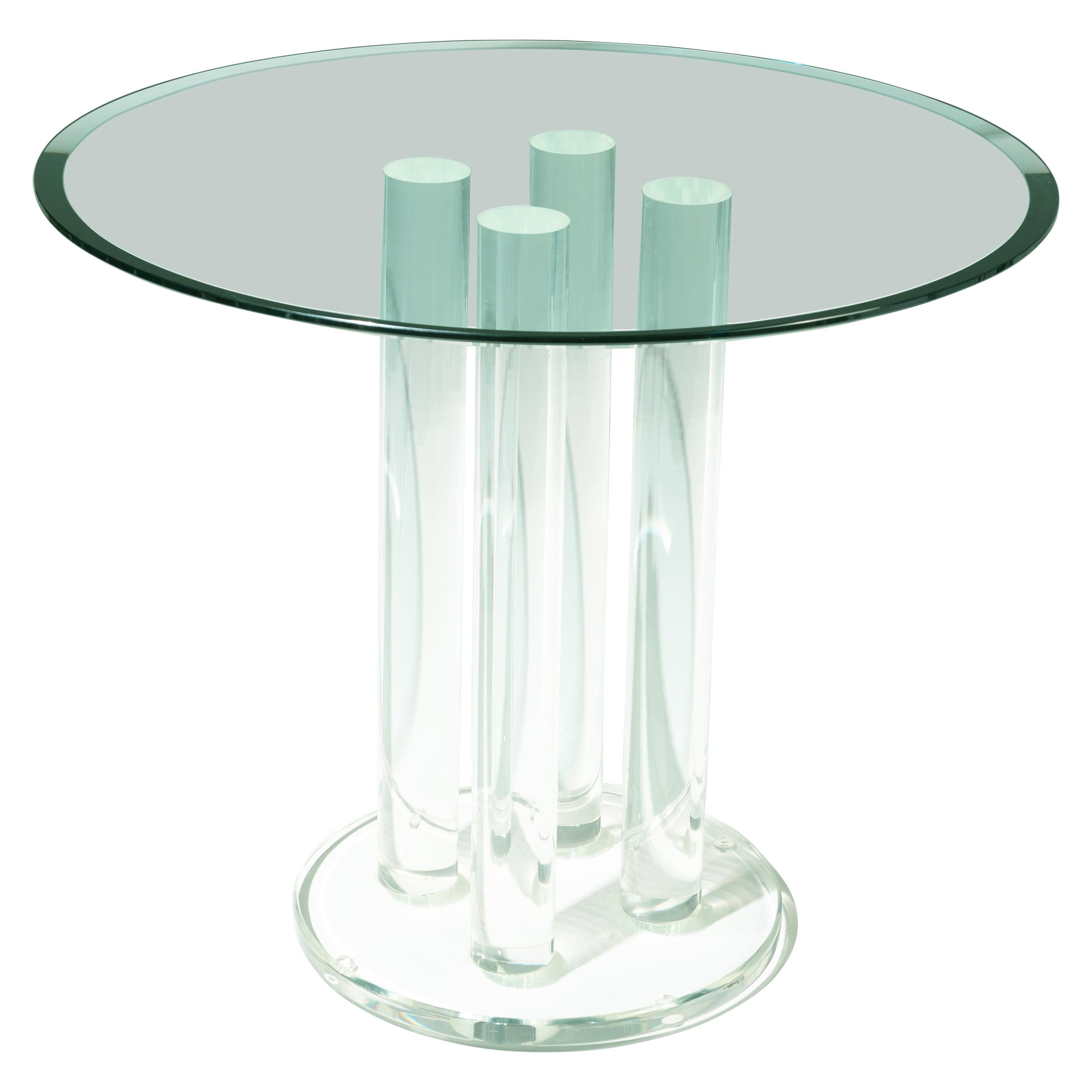 1970s Space Age Lucite Dining or Center Table