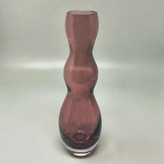 Lila Vase aus dem Space Age der 1970er Jahre von V. Nason aus Murano-Glas. Hergestellt in Italien