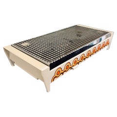 Scaldapiatti raro dell'era spaziale del 1970 di Brabantia Chauffe-Plats