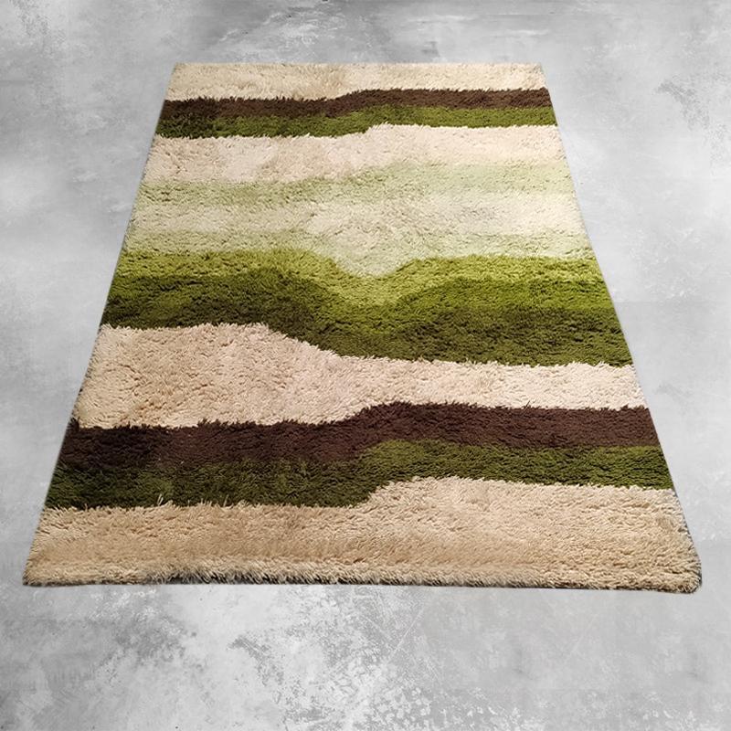 Mid-Century Modern 1970s Space Age Rug by Desso