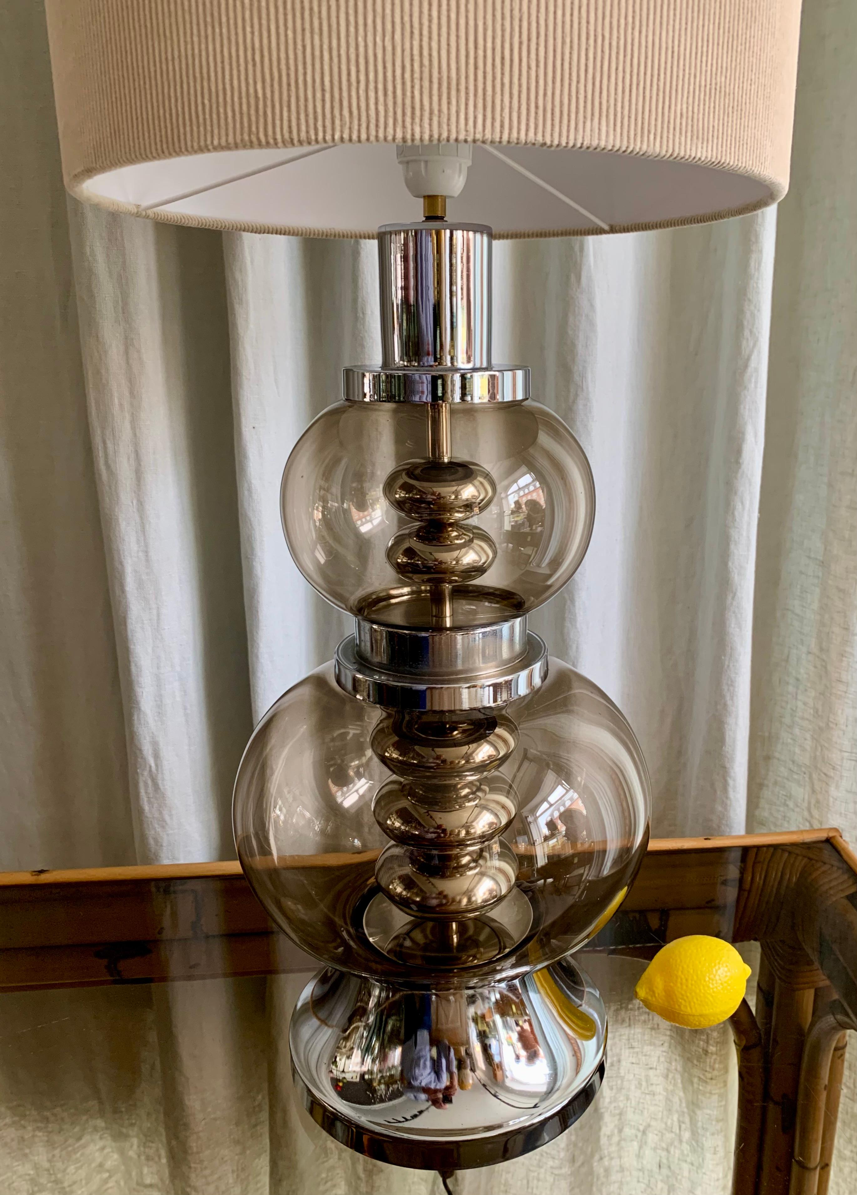 1970s Space Age Table Lamp In Good Condition For Sale In Hellerup, DK