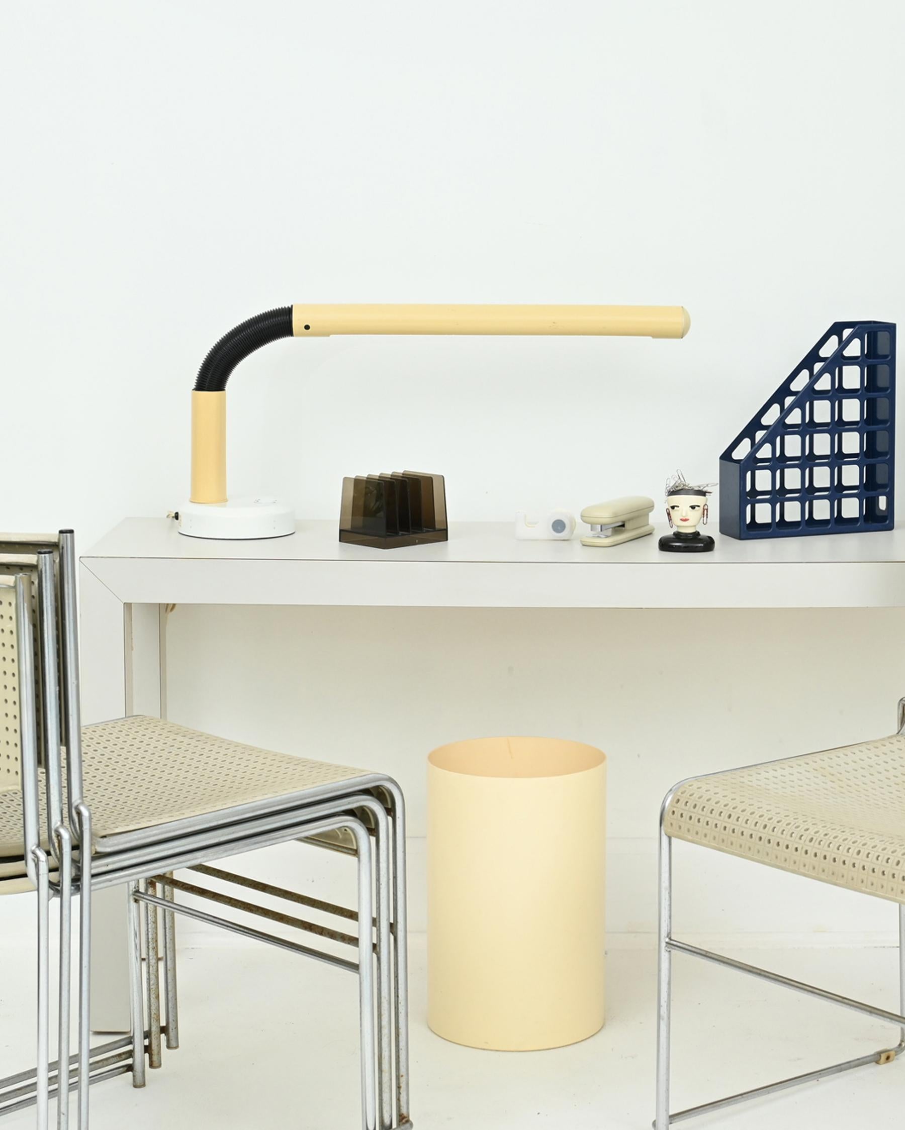1970s Space Age Tubular Desk Lamp in the Style of Anders Pehrson’s “Tuben” 1