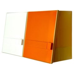1970s Space Age Wall Cabinets by Flair, Holland – Plastic, Orange & White