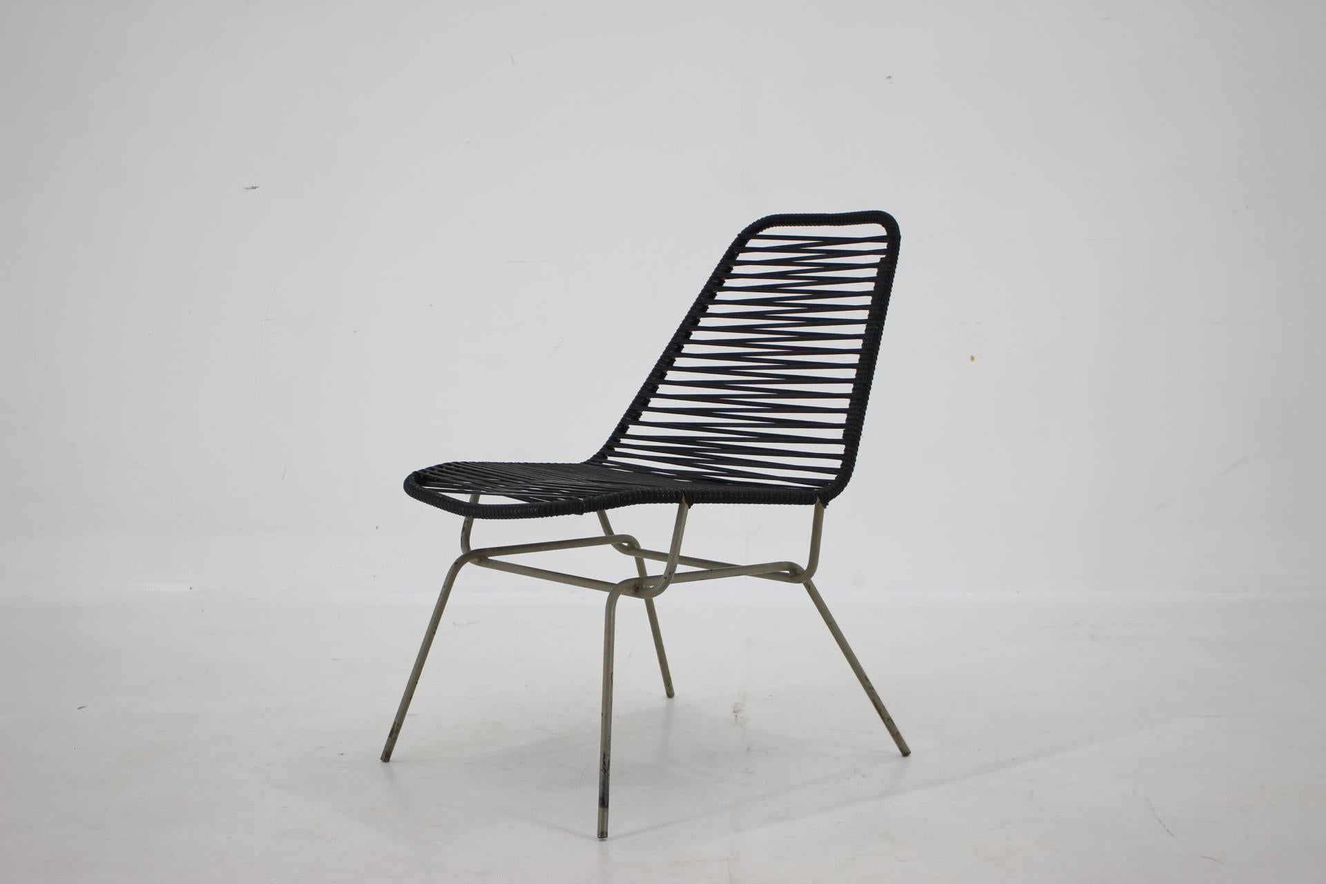 Mid-Century Modern 1970s Spaghetti Side Chair, Germany For Sale
