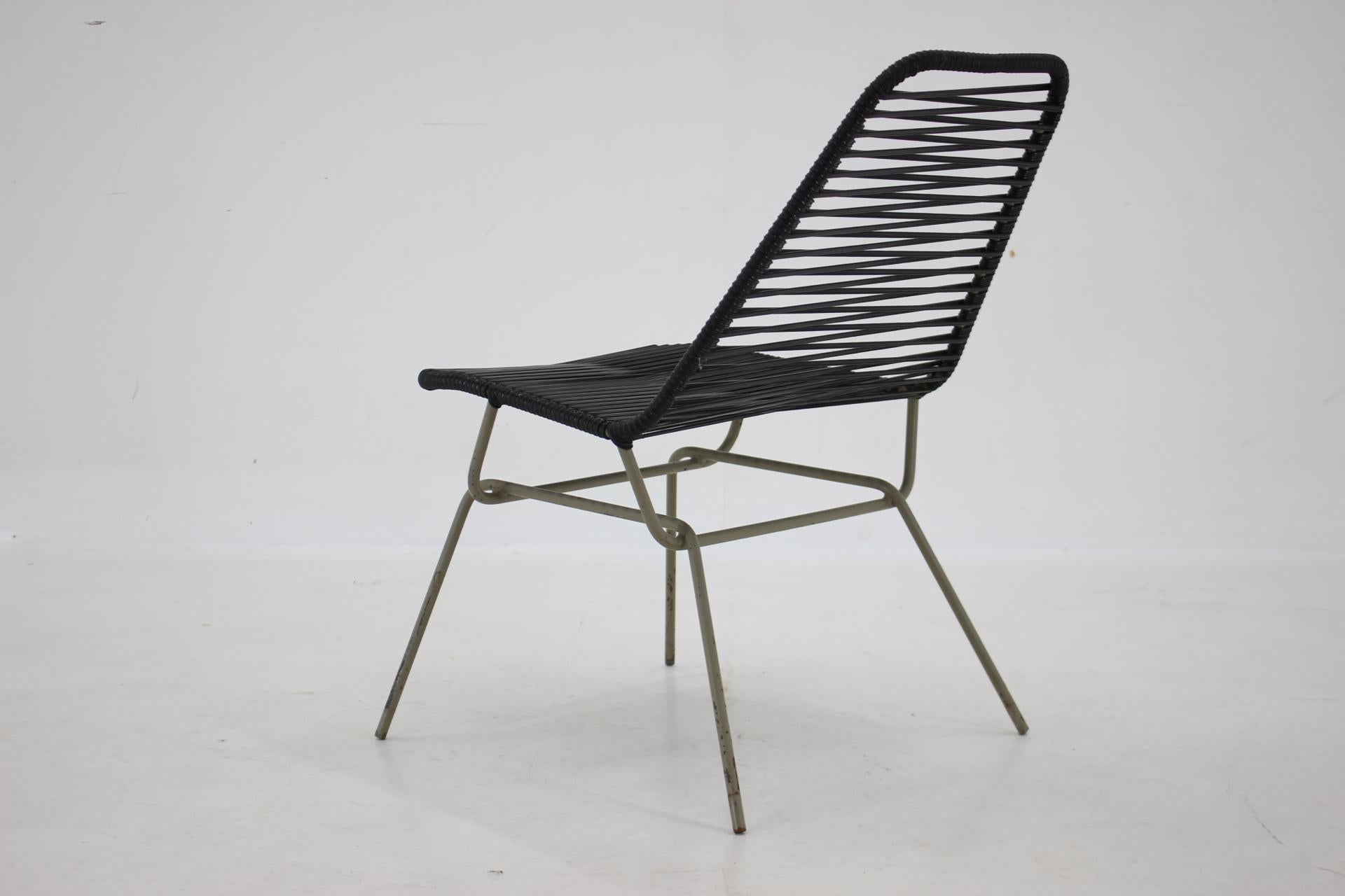 Plastic 1970s Spaghetti Side Chair, Germany For Sale