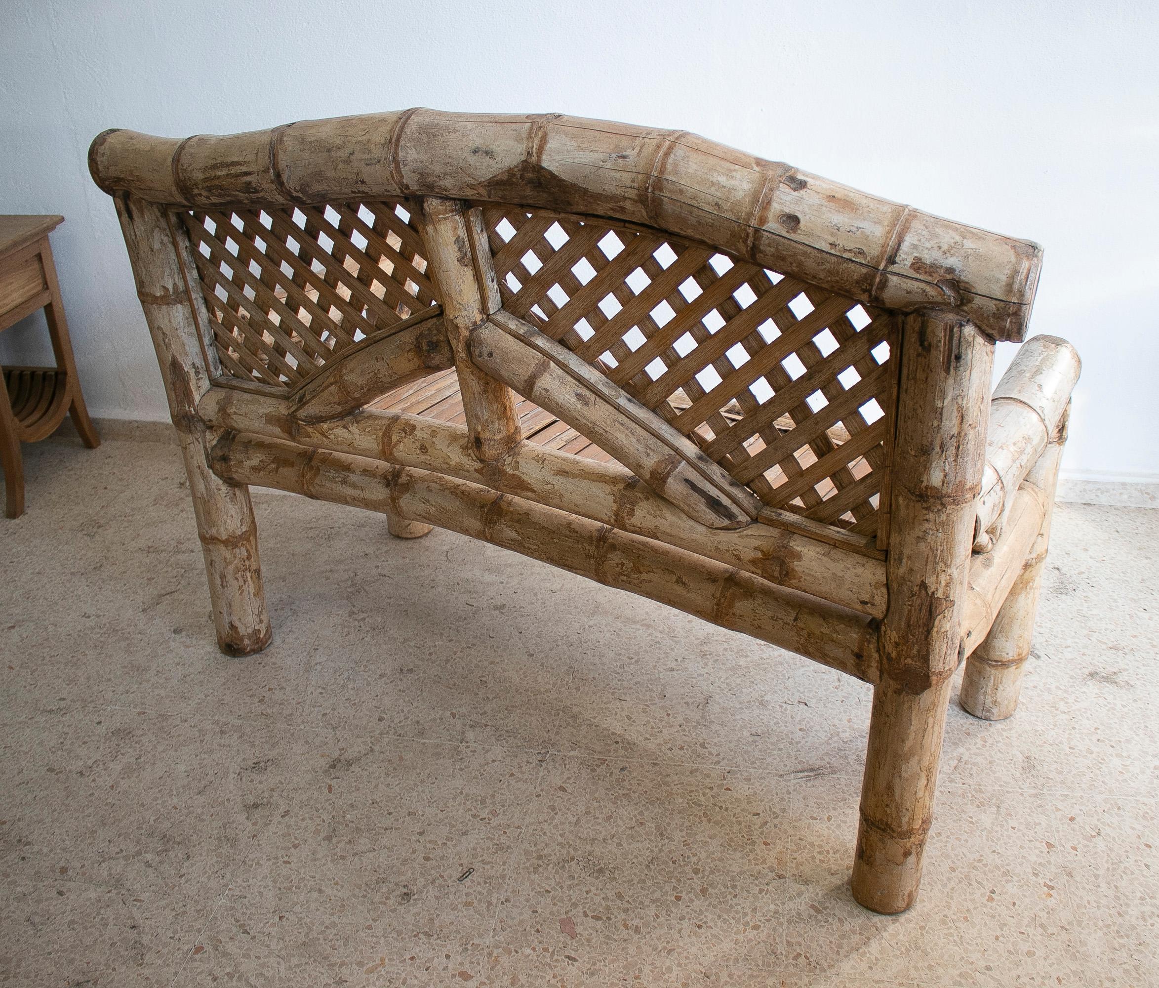 bamboo garden seat